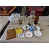 Image 1 : Vintage Liquor Bottles, Small Plates, Jugs, Cups