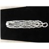 Image 4 : Beautiful 3 Strand Pearl Necklace - Clasp Marked 925
