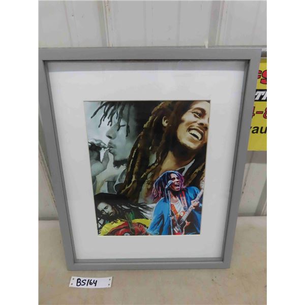 Bob Marley Framed Picture 17  x 21  