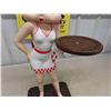Image 3 : Betty Boop Server Statue 28" tall - Plastic? Molded