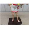 Image 4 : Betty Boop Server Statue 28" tall - Plastic? Molded