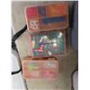 Image 4 : Fishing Tackle Box + Extra Plastic Trays Loaded with Lures, Weights, Hooks, Line, 