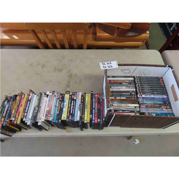 84 Assorted DVDs TV Shows + Movies ; 24, Bourne, Panic Room, plus more