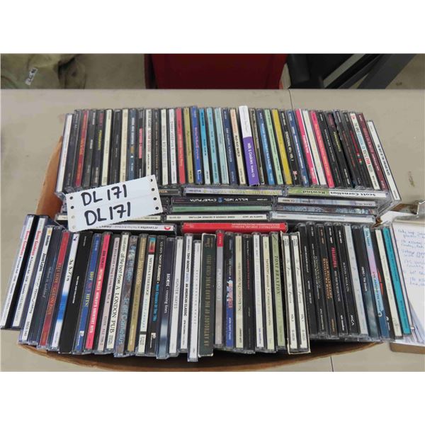 190 Assorted CDs - All Genres ; Rock, Country, Motown, Classical, plus more - Bottom