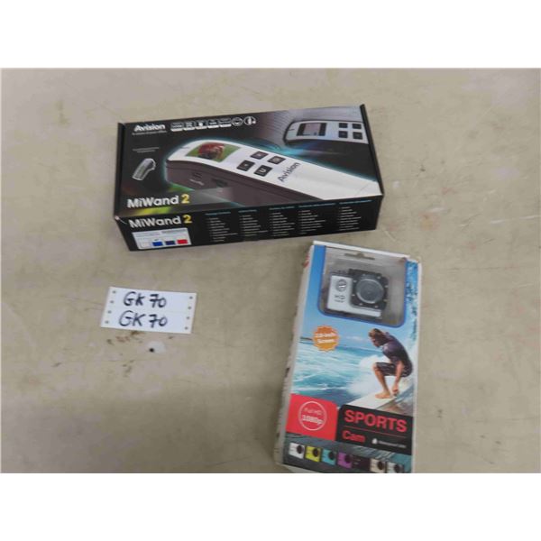 Sports Cam Waterproof Camera, Avison MI wand 2 - Both in Boxes
