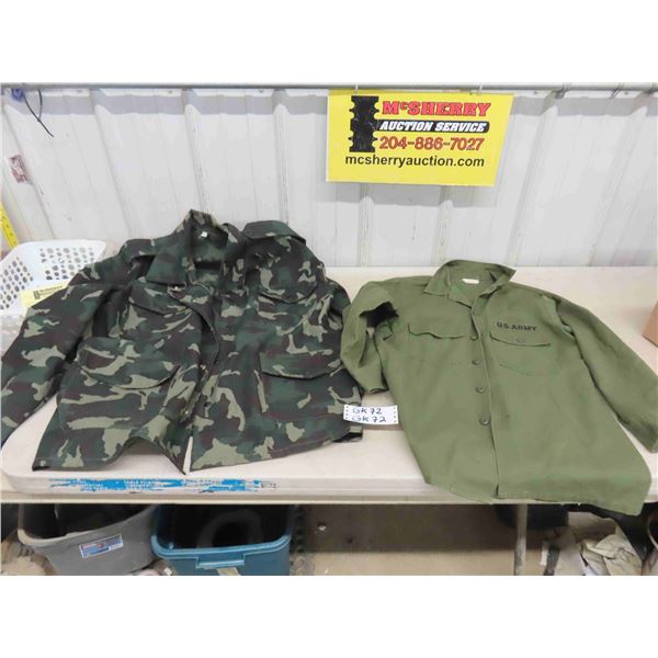 2XL Camouflage Hunting Jacket & USA Army Jacket