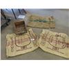 Image 1 : Vintage Wooden Fruit Box, 3 Burlap Coffee Bags