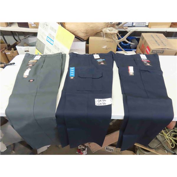 Sz 38 Dickies - 3 Pairs of Work Pants - All New with Tags