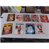 Image 1 : 1982 Playboy Magazines - Lot of 9 - Missing ; May, June, Oct.