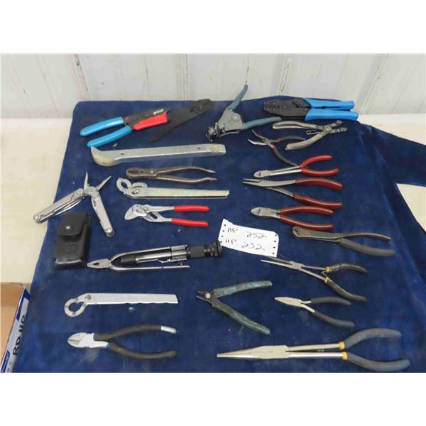Wire Strippers, Cutters, Pliers, Snap Ring Plier, plus more