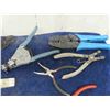 Image 6 : Wire Strippers, Cutters, Pliers, Snap Ring Plier, plus more