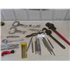 Image 1 : Vice Grips/ Clamps, Files, Tin Snips, Pipe Wrenches, Pipe + Tube Cutter