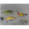 Image 3 : 12 + 1 Vintage Lures - All Loose, No Boxes - Most Have Barbed Hooks; Heddon, 