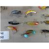 Image 4 : 12 + 1 Vintage Lures - All Loose, No Boxes - Most Have Barbed Hooks; Heddon, 