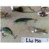 Image 4 : 12 + 1 Vintage Fishing Lures - No Boxes ; Heddon, Flasheye, plus more - Many with 