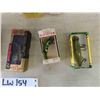 Image 5 : 9 Various Vintage Fishing Lures in Original Boxes ; Edgars, Helin's, Rebel, Mirrolure, 