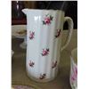 Image 6 : Assorted Floral Pattern Porcelain China ; Pitcher, Cake Plate, Bowls, Cups, plus more