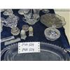 Image 6 : Large Variety of Crystal + Cut Glass; Vases, Candle Holders, Trays, Creamers, plus more