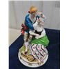 Image 2 : Assorted Porcelain China Figurines ; Raggedy Anne Musical, Boy with Horn, Baby Boots,