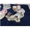 Image 6 : Assorted Porcelain China Figurines ; Raggedy Anne Musical, Boy with Horn, Baby Boots,
