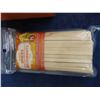 Image 2 : Large Supply of Wooden Skinny Sticks New in Package - Over 8000 Sticks