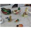 Image 2 : Assorted Porcelain Animals, Planters, Salt + Pepper Shakers - Cool Weiner Dog
