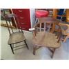 Image 1 : 2 Vintage Wooden Chairs