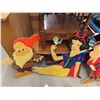 Image 3 : Snow White + 7 Dwarves Die Cut Foam Core Displays 25 - 31" Tall