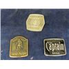 Image 2 : 5 Different Liquor Co. Belt Buckles + 10 Assorted Tie Pins
