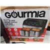 Image 2 : Gourmia Dual Basket Digital Air Fryer 10 Quart Looks Used Once + Then Returned 