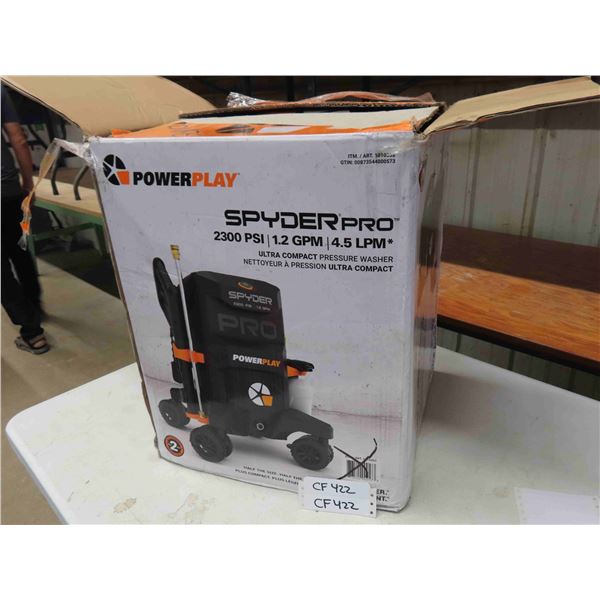 Power Play Spyder Pro 2300 Psi Ultra Compact Pressure Washer - Store Return - in Box