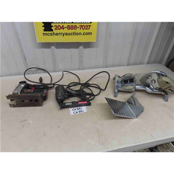 Rival Electric Meat Slicer, Craftsman Jig Saw, Duo Fast Electric Stapler - All Tested, 