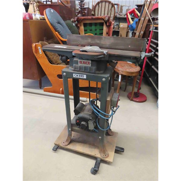 Rockwell/ Beaver 4" Precision Jointer on Steel Base - Tested, Working