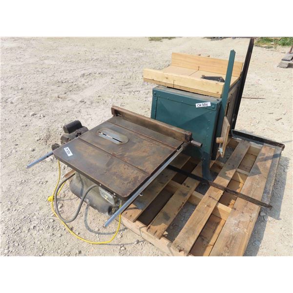 Beaver Power Tool 7 1/4  Table Saw with Stand