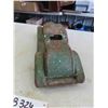Image 4 : Vintage Pressed Tin Friction? Car - a Little Rough but Mostly There 14" Long