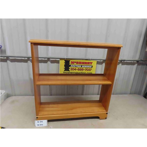 Modern 3 Shelf Bookcase Open Back 7.5" x 26.5"x 28.5"