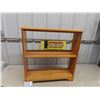 Image 1 : Modern 3 Shelf Bookcase Open Back 7.5" x 26.5"x 28.5"