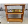 Image 4 : Modern 3 Shelf Bookcase Open Back 7.5" x 26.5"x 28.5"