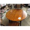 Image 2 : Modern Drop Leaf Kitchen Table With 2 Chairs29.5"x 42" 