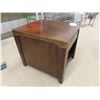 Image 3 : Solid Heavy Wood End Table 22" x 22" x 25" 