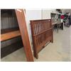 Image 4 : Wooden Bed Frame ; Headboard, Footboard, Rails - 57" Wide