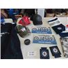 Image 3 : Hockey Memorabilia ; WPG Jets Plates, Pennants, Woman's Shoe Bottle Holder, 