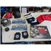 Image 5 : Hockey Memorabilia ; WPG Jets Plates, Pennants, Woman's Shoe Bottle Holder, 