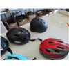 Image 4 : 7 Various Bike Helmets Assorted Styles + Sizes