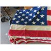 Image 4 : 4 Assorted Flags - Massive USA 74" 110" Cloth, Large Canada 55" x 110" , Smaller 