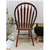Image 5 : 2 Matching Wooden Kitchen / Dining Chairs, Woolly Top Stool