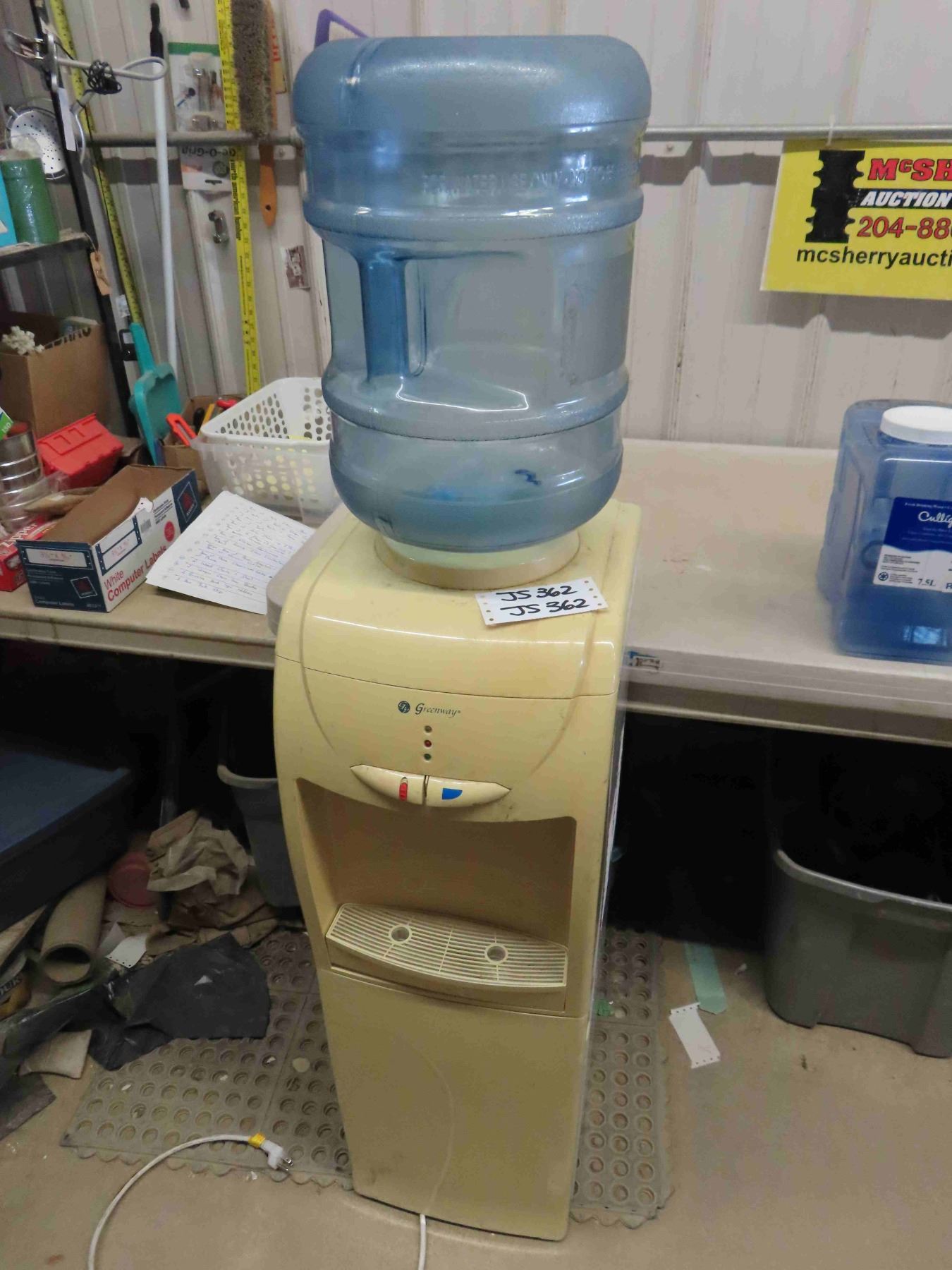 Green Way Water Cooler, 2 Culligan 7.5L Water Jugs