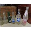 Image 7 : 28 Assorted Pop Bottles with Wooden Crate ; Stubby, Sun Crest, Canada Dry, 