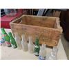 Image 8 : 28 Assorted Pop Bottles with Wooden Crate ; Stubby, Sun Crest, Canada Dry, 