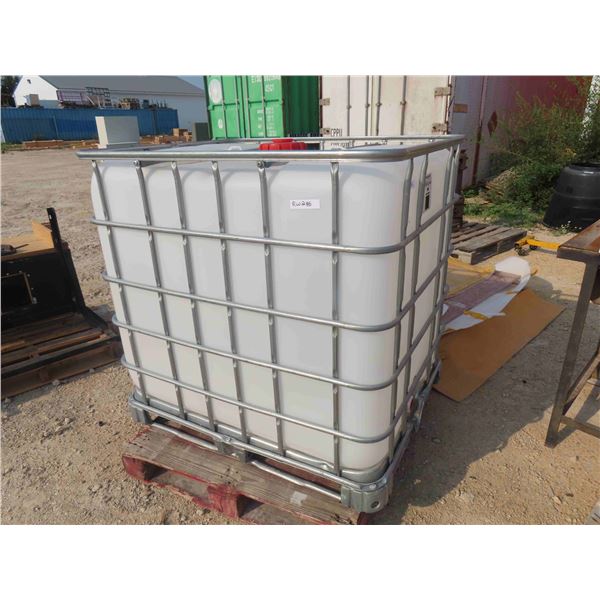 Schultz White Poly Storage Tank Metal Cage 36  x 44  x 45 